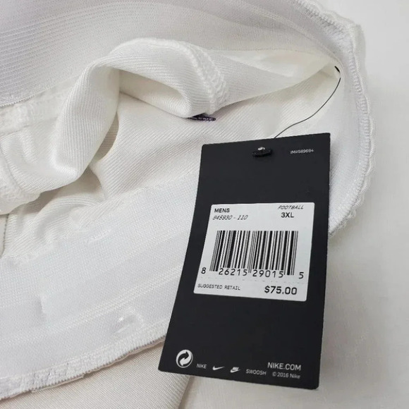 Nike Team Vapor Pro Football Pants 845930-110 - Picture 4 of 6